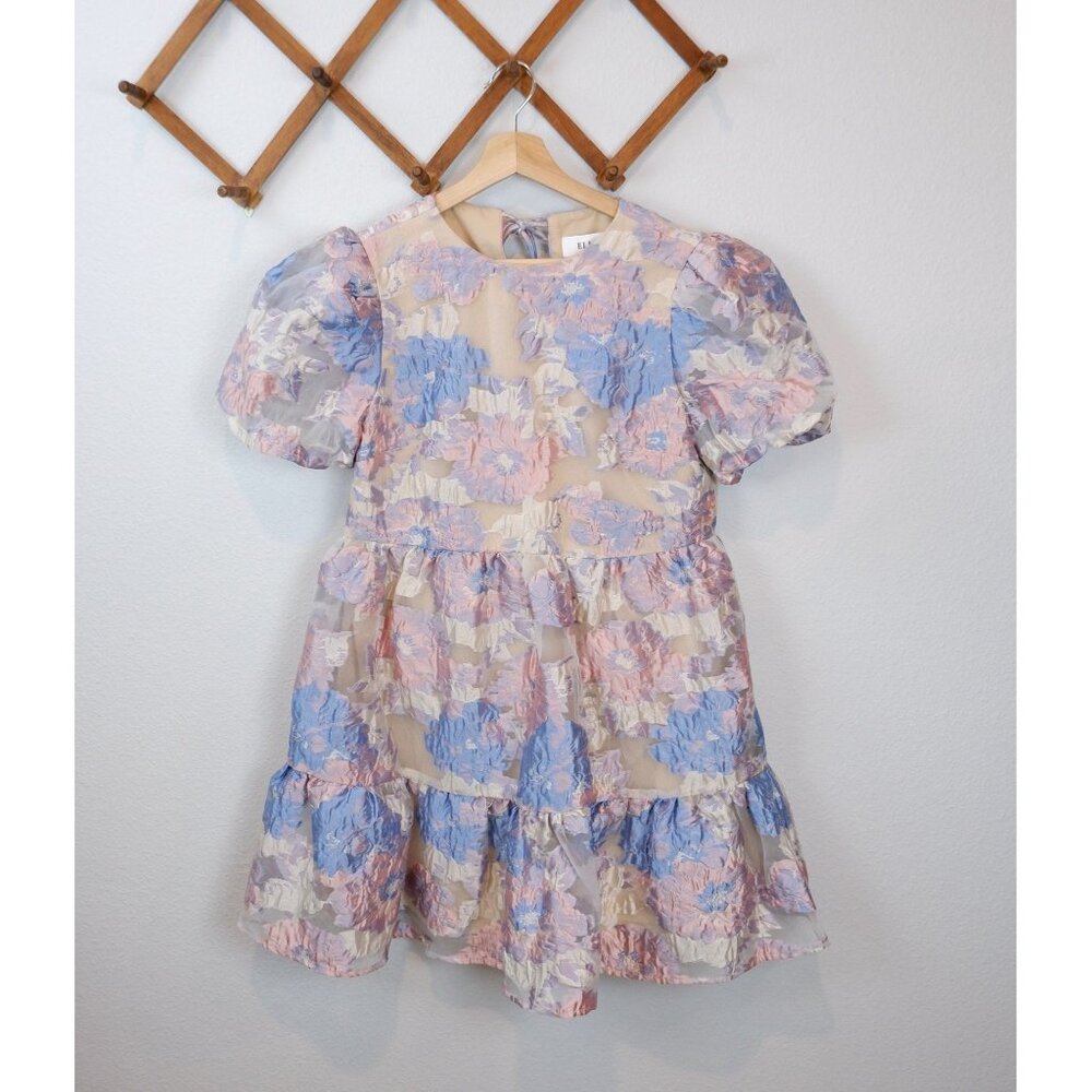 Elliatt Floral Mini Dress - Blue and Pink